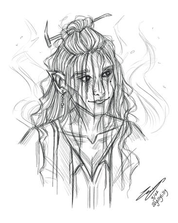 "Laudna" Critical Role Portrait